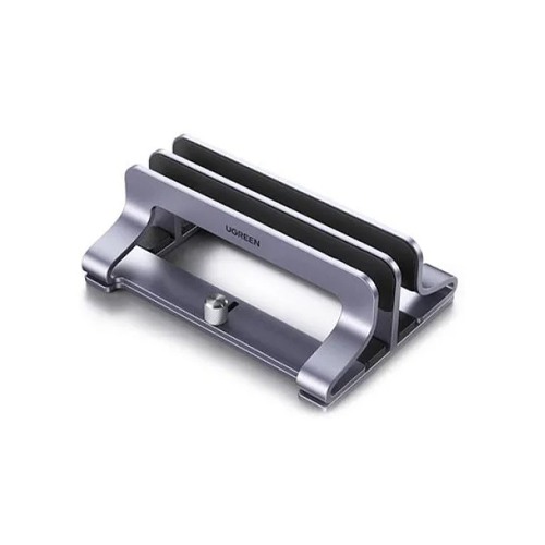 UGREEN 60643 ALUMINUM VERTICAL LAPTOP STAND DUAL SLOTS UGREEN 60643 ALUMINUM VERTICAL LAPTOP STAND DUAL SLOTS