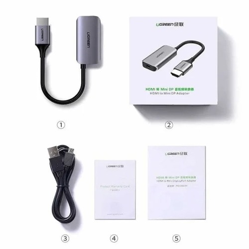 UGREEN CM239 (60352) HDMI TO MINI DP CONVERTER