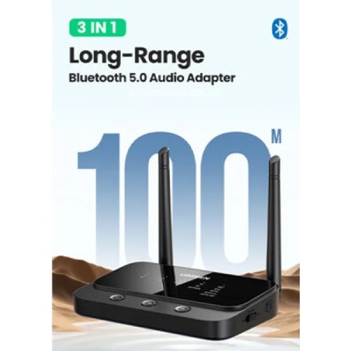 UGREEN CM433 3 IN 1 BLUETOOTH 5.0 TRANSMITTER RECEIVER (20140)