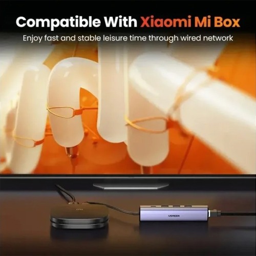 UGREEN CM475 (15623) USB C / USB A HUB + LAN CARD