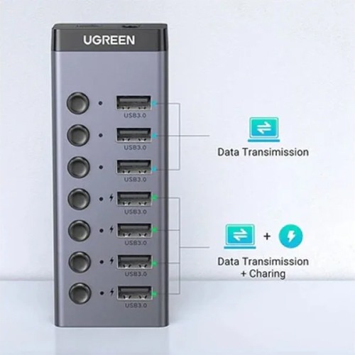 UGREEN CM481 7 in 1 POWERED SWITCH USB 3.0 HUB (30778)