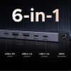 UGREEN CM818 (45363) 6 IN 1 USB C DOCKING STATION