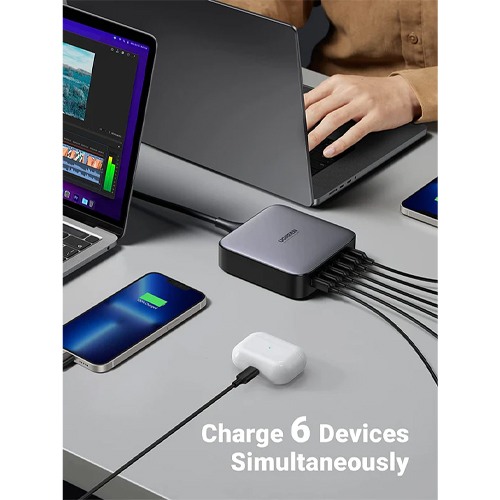 UGREEN Nexode 40905 200W USB C GaN Charger-6 Ports Desktop Charger
