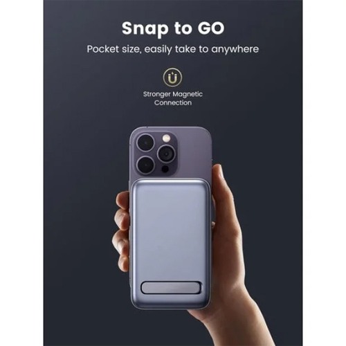 UGREEN PB206(15086) FOLDABLE KICKSTAND MAGNETIC WIRELESS POWER BANK UGREEN PB206(15086) FOLDABLE KICKSTAND MAGNETIC WIRELESS POWER BANK