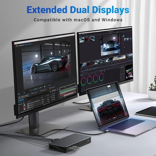 UGREEN REVODOK PRO 90912 9-IN-1 4K HDMI UNIVERSAL DISPLAYLINK DOCKING STATION UGREEN REVODOK PRO 90912 9-IN-1 4K HDMI UNIVERSAL DISPLAYLINK DOCKING STATION