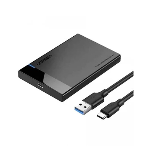 UGREEN US221(60735) 3.0 TYPE C 2.5INCH HARD DRIVE ENCLOSURE UGREEN US221(60735) 3.0 TYPE C 2.5INCH HARD DRIVE ENCLOSURE