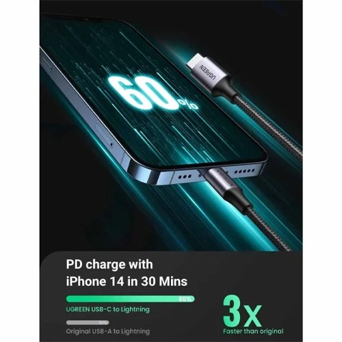 UGREEN US304 (60761) USB-C TO LIGHTNING CABLE 2M