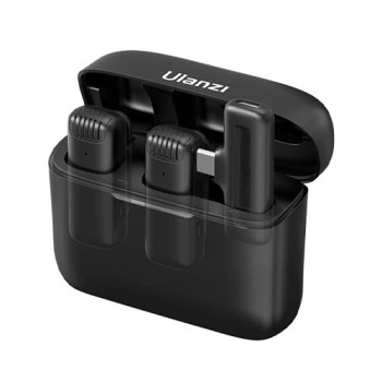 Ulanzi J12 Wireless Lavalier ABS Microphone For Android Type-C Ulanzi J12 Wireless Lavalier ABS Microphone For Android Type-C
