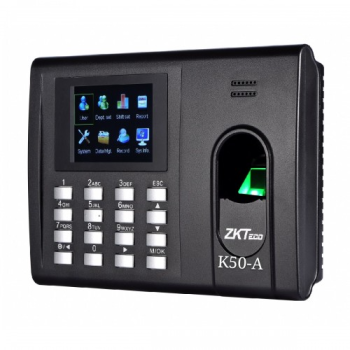 ZKTeco K50A Fingerprint Time Attendance & Access Control Terminal with Adapter ZKTeco K50A Fingerprint Time Attendance & Access Control Terminal with Adapter