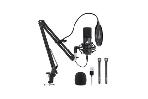 Maono AU A04 Professional Podcaster USB Microphone Boom Arm Bundle Plug & Play