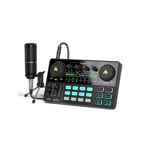 Maono AU-AM200 S1 MaonoCaster Lite Portable All-in-One Podcast Production Studio