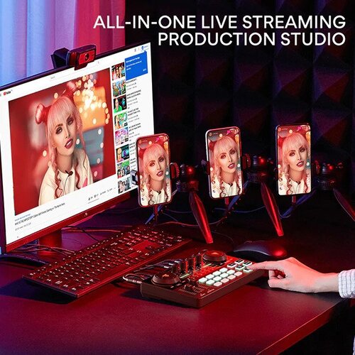 Maono AU-AM200 MaonoCaster Lite Portable All-in-One Podcast Production Studio Maono AU-AM200 MaonoCaster Lite Portable All-in-One Podcast Production Studio