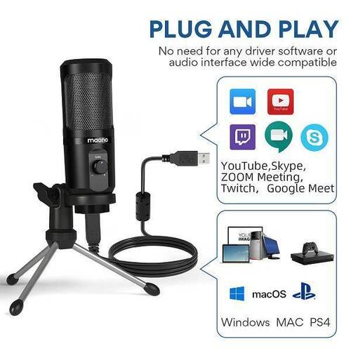 Maono AU-PM461TR Podcast Condenser Microphone