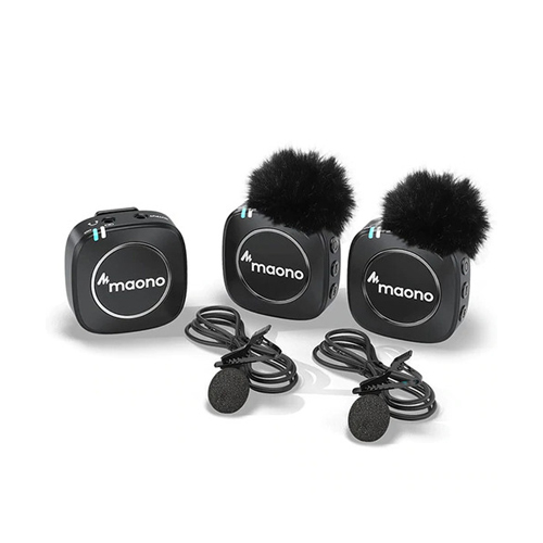 Maono WM820 A2 Real-time Monitoring and Mute 2-Person Wireless Microphone Maono WM820 A2 Real-time Monitoring and Mute 2-Person Wireless Microphone