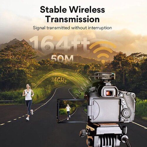 Maono WM820 Real-time Monitoring and Mute Wireless Lavalier Microphone Maono WM820 Real-time Monitoring and Mute Wireless Lavalier Microphone