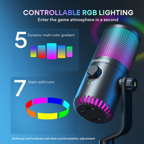 MAONO DM30 RGB USB Gaming Microphone MAONO DM30 RGB USB Gaming Microphone
