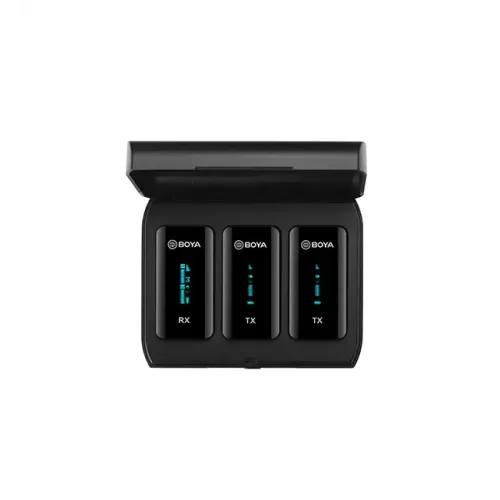 BY-XM6-K2 2.4GHz Ultra- compact Wireless Microphone With Power Bank BY-XM6-K2 2.4GHz Ultra- compact Wireless Microphone With Power Bank