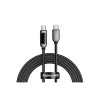 Baseus Display Fast Charging Type C to Type C Data Cable 100W