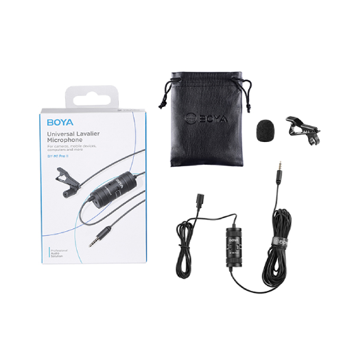 Boya BY-M1 Pro II Omnidirectional Universal Lavalier Microphone