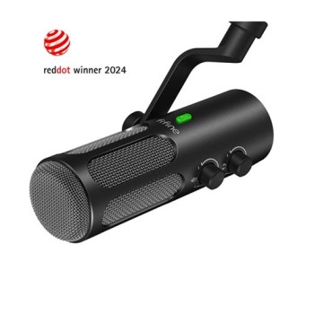 FIFINE AmpliTank Tank3 USB/XLR Dynamic Mic with I/O Control & Quick-mute In Type-C