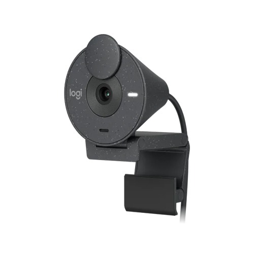 Logitech BRIO 300  Webcam with auto light correction noise-reducing mic 1080p