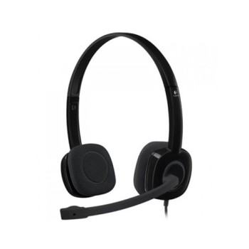 Logitech H151 Stereo Headset with Single 3.5mm Jack Noise-Cancelling Mic