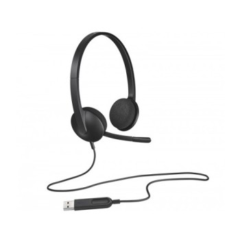 Logitech H340 USB Computer Headset with Noise-Cancelling Mic
