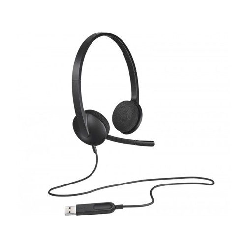 Logitech H340 USB Computer Headset with Noise-Cancelling Mic
