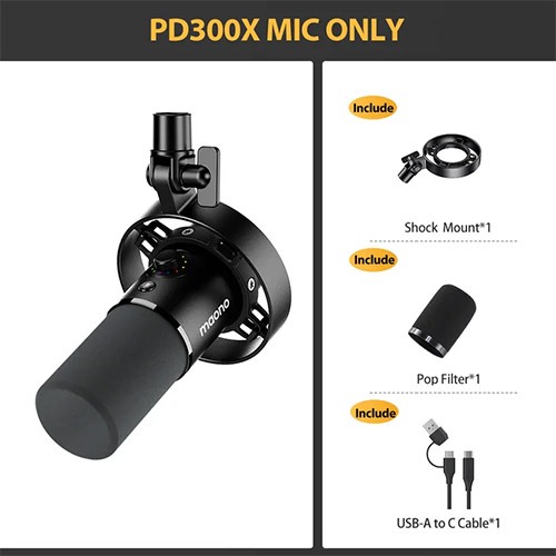 MAONO PD300X USB/XLR Dynamic Microphone MAONO PD300X USB/XLR Dynamic Microphone