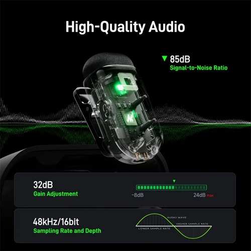 Maono Wave T1 Mini Wireless Microphone Maono Wave T1 Mini Wireless Microphone