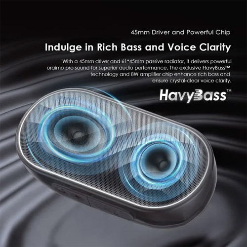 Oraimo OBS-382 SpaceBox 8W FM Wireless Bluetooth Speaker