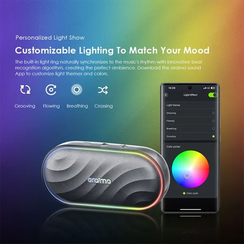 Oraimo OBS-382 SpaceBox 8W FM Wireless Bluetooth Speaker