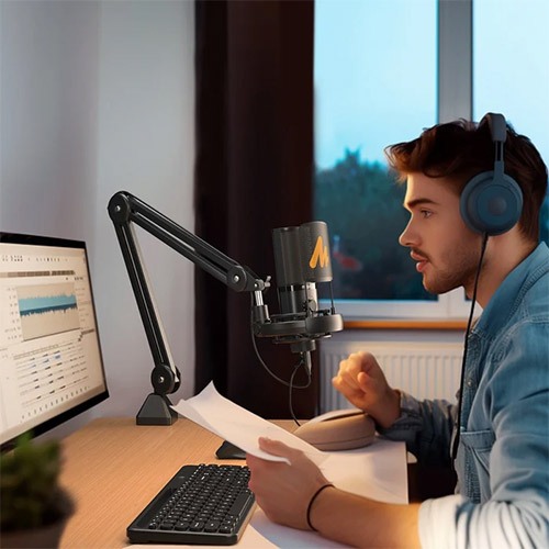 Maono PM450 USB Condenser Microphone For Studio Recording & Podcasting