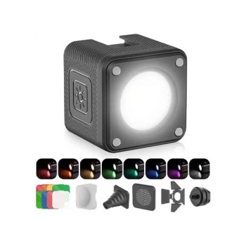 Ulanzi Waterproof IP68 Lighting Kit Mini Cube with 8 Color Gel Filters Ulanzi Waterproof IP68 Lighting Kit Mini Cube with 8 Color Gel Filters